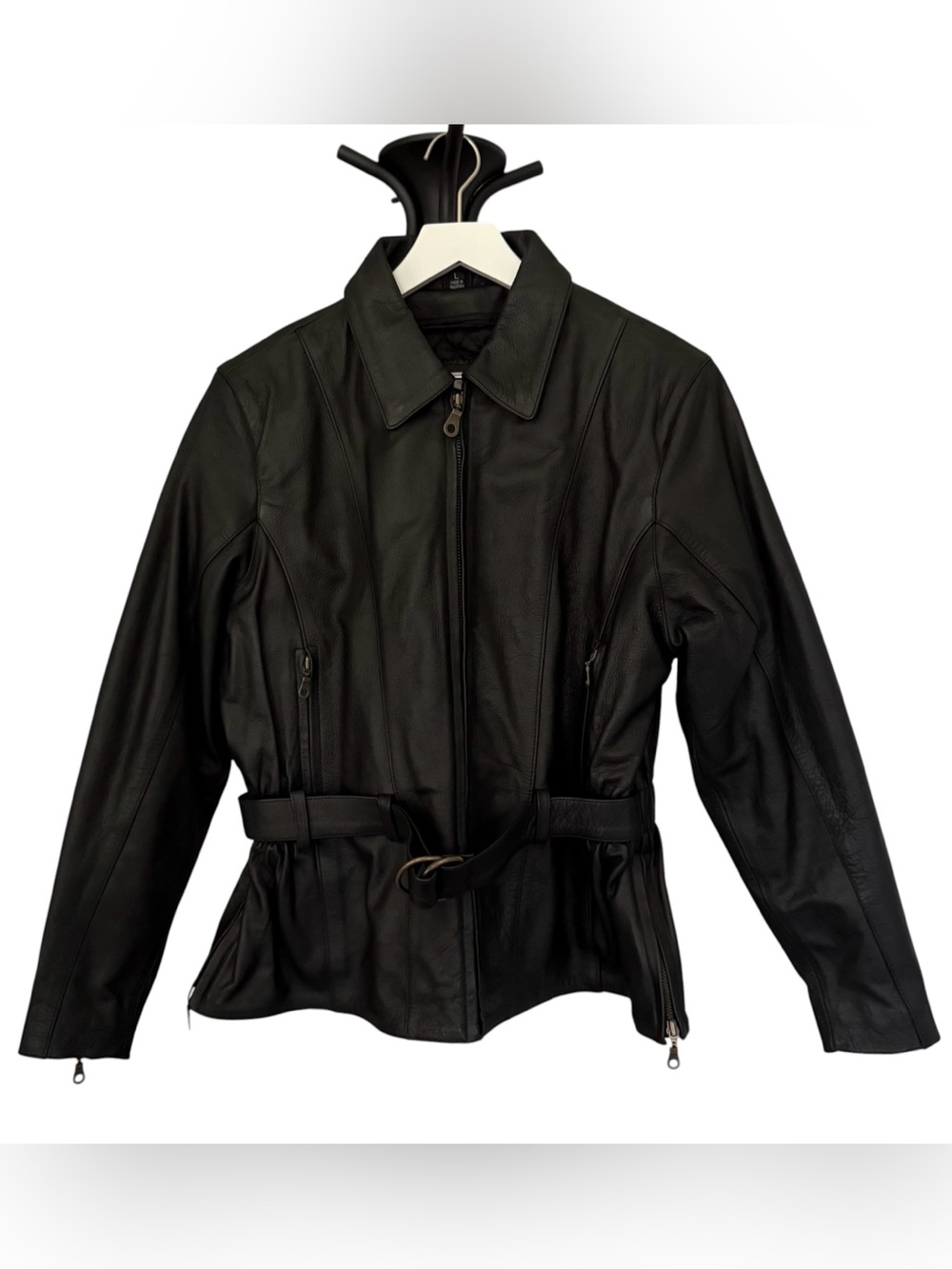 Vintage Riders’ Choice 3M Thinsulate Quality Leather Jacket Quilted Lining Large